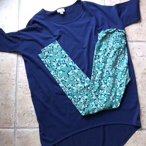 Lula roe legging and Irma set